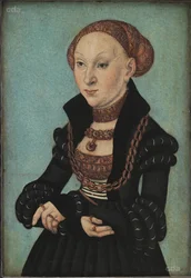 Portret van keurvorstin Sibyl van Saksen